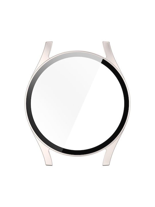 Πλαστική Θήκη με Τζαμάκι Matte Starlight για Samsung Galaxy Watch 7 (40mm)