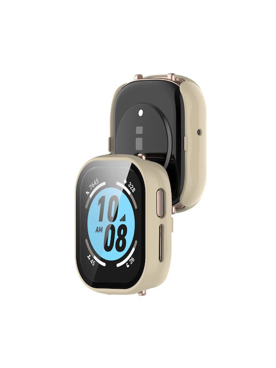 Πλαστική Θήκη με Τζαμάκι σε Λευκό χρώμα για Honor Watch 4 Πλαστική Θήκη με Τζαμάκι σε Λευκό χρώμα για Honor Watch 4