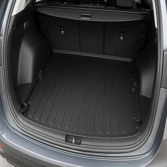Rubber Boot Mat Trunk Compatible Hyundai i30 2017-Present Non-slip and Durable
