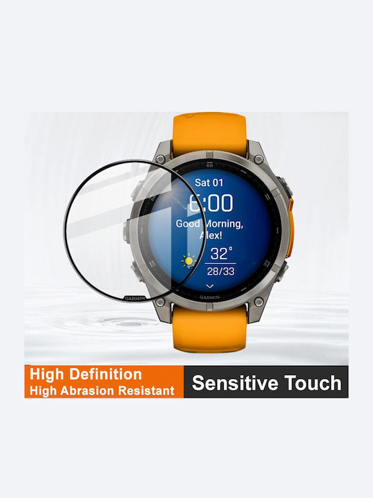 Imak Voll Flexi Glas Garmin Fenix 8 47mm Schwarz