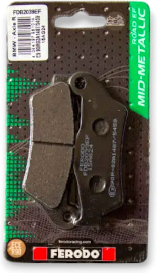 Ferodo Motorcycle Brake Pads Eco-Friction for BMW R1200 GS 2004-2012 / R1150 GS 1999-2005 / K1200 R 2005-2008
