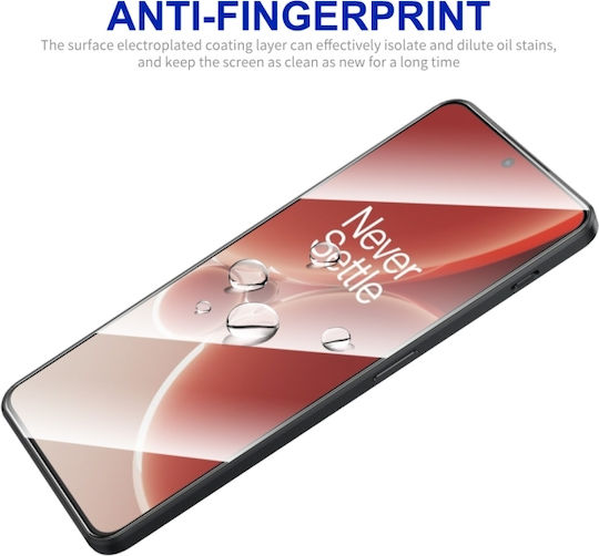 Enkay Full Glue Full Face Tempered Glass Μαύρο (OnePlus Nord 3)