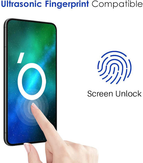 Full Tempered Glass North-jo Samsung Galaxy S21 Support Fingerprint Unlock Black