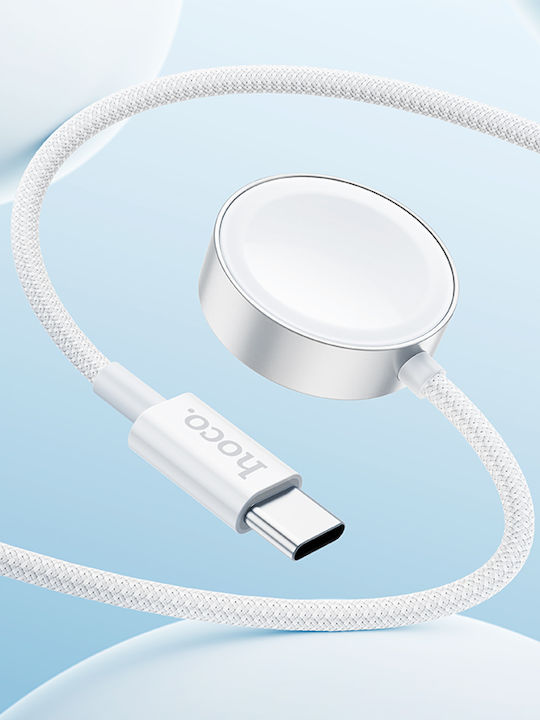 Hoco Cw59 Φορτιστής για Apple Watch, Samsung Watch Λευκός