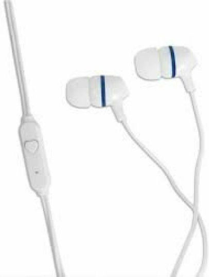 Esperanza EH191WB In-ear Handsfree Headphones with Connector 3.5mm White