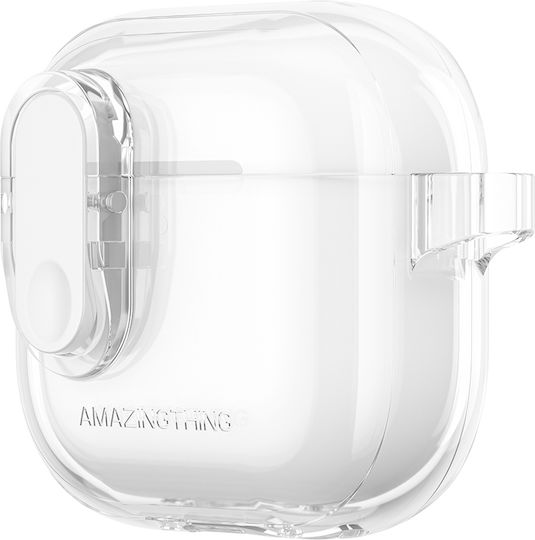 AmazingThing Minimal Case Silicone in Transparent color for Apple AirPods 4