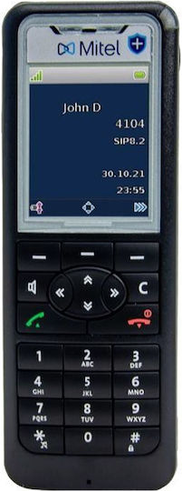 Mitel Dect Ασύρματο Τηλέφωνο IP Μαύρο