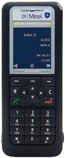 Mitel Dect Ασύρματο Τηλέφωνο IP Μαύρο