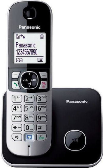 Panasonic KX-TG6811FXB Ασύρματο Τηλέφωνο Μαύρο