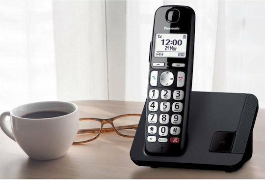 Panasonic KX-TGE250SPB Cordless Phone Black