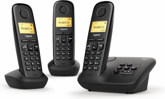 Gigaset A270A Schnurlostelefon Trio Schwarz