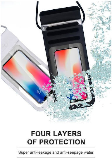 Waterproof Θήκη Devia El158 Strong Smartphones Έως 6.9'' Μαύρο 6938595384806