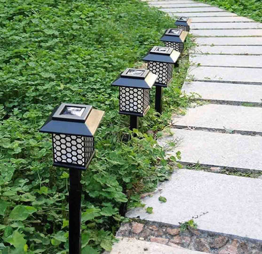 Uncle George Spiked Solar Light Traffic light Warm White with Photocell