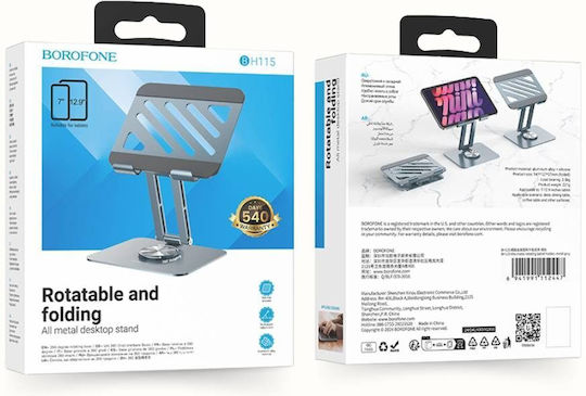 Borofone BH115 Tablet Stand Desktop Until 12.9" Silver