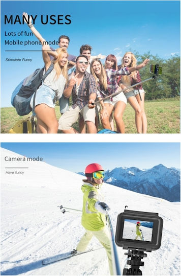 L02 Selfie Stick Trepied Pentru Telefon Mobil Bluetooth Negru