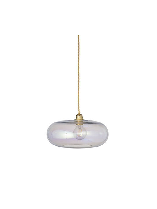 Ebb & Flow Pendant Light Turquoise with Socket E27 36x36cm