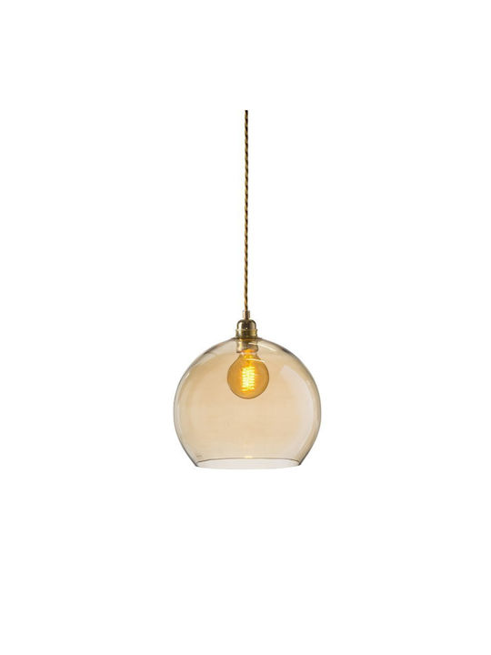 Ebb & Flow Pendant Light Turquoise with Socket E27 28x28cm