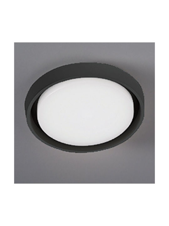 Zafferano Outdoor Ceiling Flush Mount with Integrated LED in White Color LD0132B3