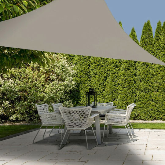 Dreieck Sonnensegel Beige 3.6x3.6m
