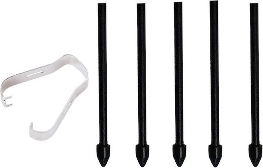 Ανταλλακτικές Μύτες Stylus Pen για Samsung Galaxy Tablets και Smartphones - Black (6 Τεμάχια) Μύτες Γραφίδας σε Μαύρο χρώμα