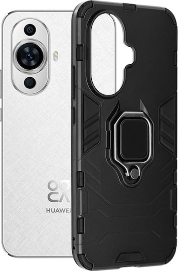 Задна корица Силикон / Пластмаса 0.6мм Черен (Huawei Nova 11, Huawei Nova 12S)