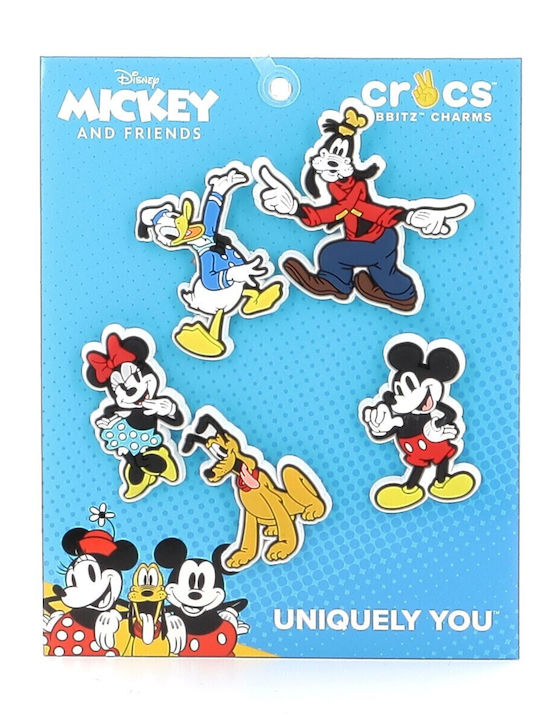 Crocs Jibbitz Charms Disney Mickey & Friends Multicolour 5 Pieces