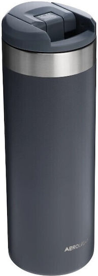 Stanley AeroLight Transit Mug Glass Thermos Stainless Steel BPA Free 470ml Blue Grey