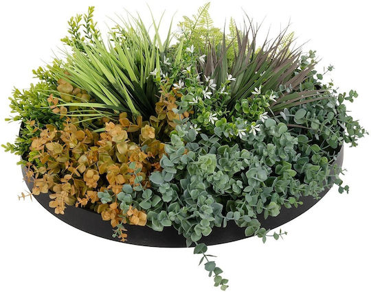 GloboStar Изкуствена панелна листва 50x23см Garden