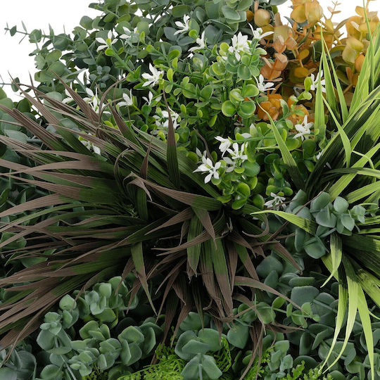 GloboStar Изкуствена панелна листва 50x23см Garden