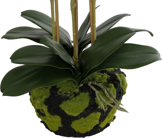 Plantă Artificială în Ghiveci Orhidee White 65cm GloboStar