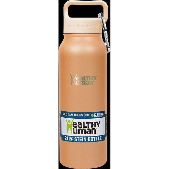 Healthy Human Μπουκάλι Θερμός Ανοξείδωτο / Πλαστικό BPA Free 621ml Stein Bottle Mocha Healthy Human