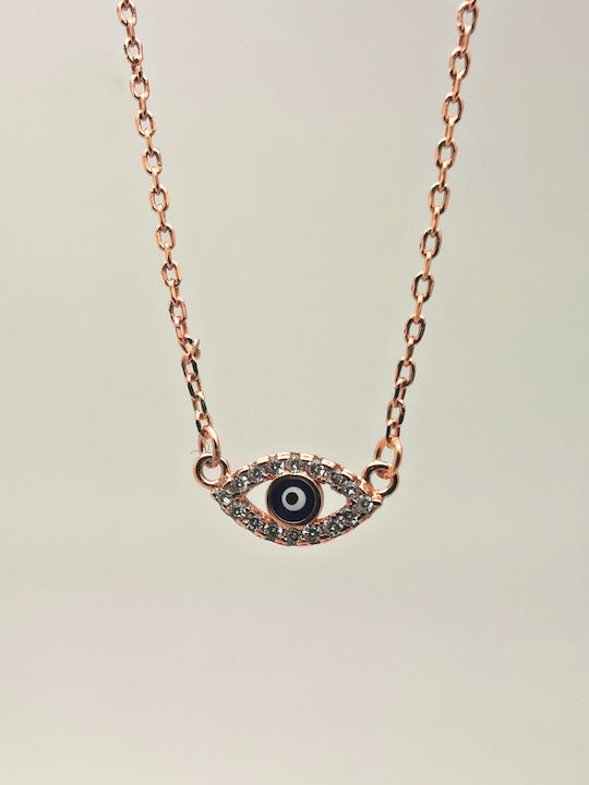 Aris Dentopoulos Schmuck Halskette aus Rosa Vergoldetem Silber Aris Dentopoulos Schmuck Halskette aus Rosa Vergoldetem Silber