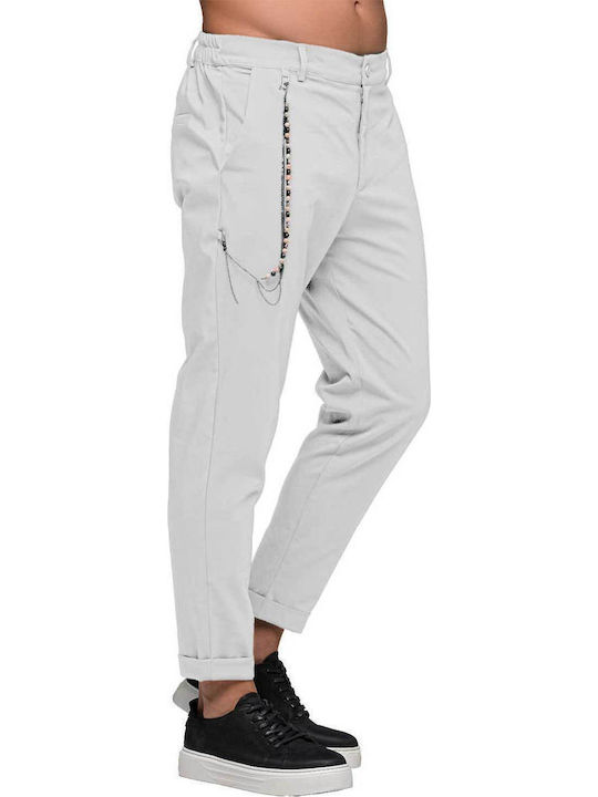 Kowalski Pantaloni Elastic White