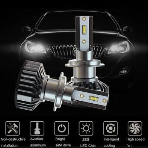 Lămpi Autoturismului H1 LED 6000K Alb rece 9-32V / 12V 50W 1buc