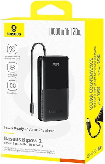 Baseus Bipow 2 Power Bank 10000mAh 20W Black