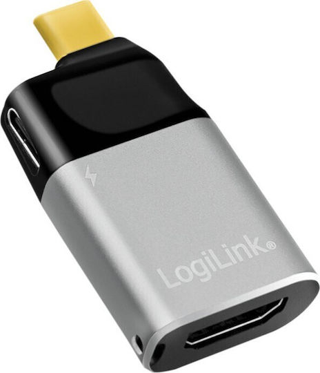 LogiLink Converter USB-C / HDMI male to HDMI / USB-C female 1pcs CUA0203