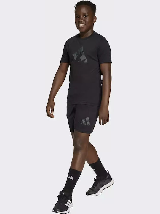 Kids' Set with Shorts Summer 2pcs Black