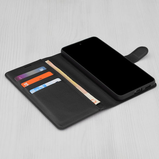 Book Δερμάτινο Μαύρο (Redmi 9C)
