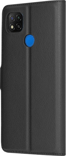 Book Δερμάτινο Μαύρο (Redmi 9C)