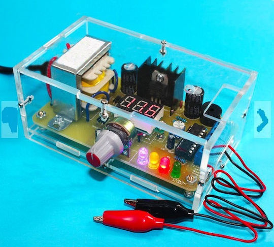 Eu Plug Diy Lm317 Adjustable Voltage Power Supply Board Kit