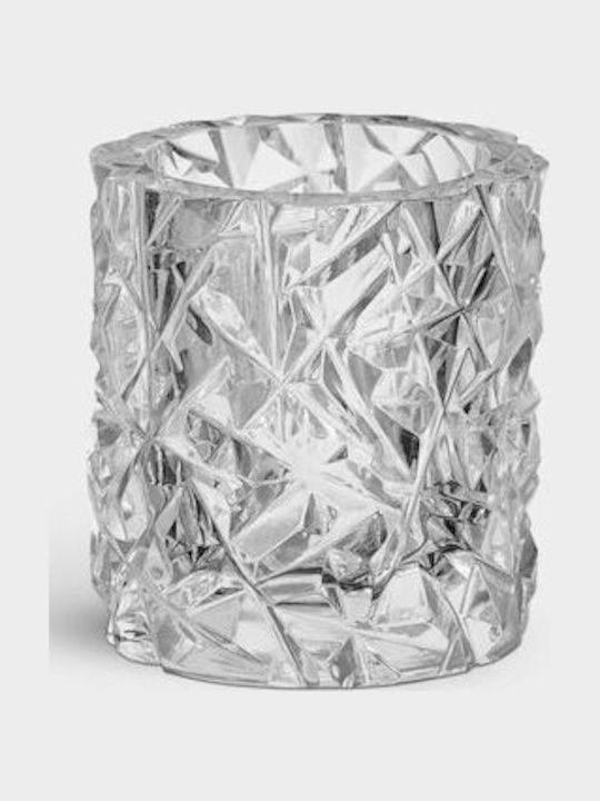 Orrefors Carat Candle Holder Crystal in Transparent Color 9.3x8.7cm 1pcs