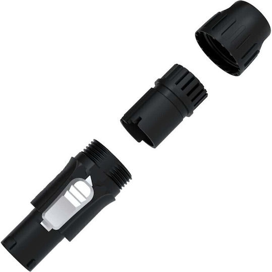 Βύσμα Powercon Ρεύματος Εισόδου Προέκτ Seetronic Black Ip65 True1