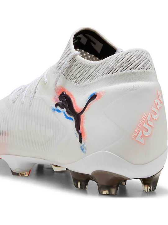 PUMA Future 8 Ultimate Футболни Обувки с Бутони Бели