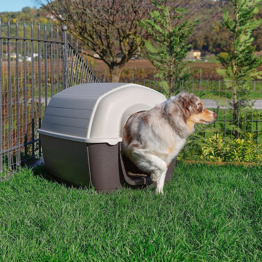 Pet Camelot Dog House Large Plastic Indoor White 80x80x112cm