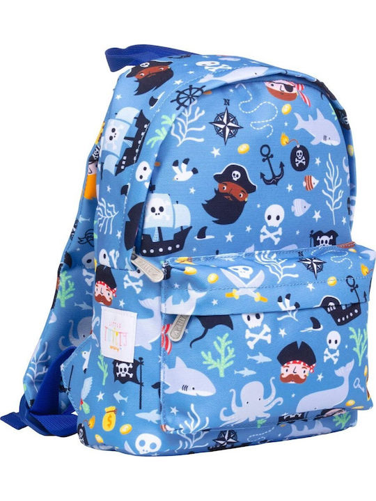 A Little Lovely Company Schulranzen Rucksack Kindergarten Hellblau 7Liter