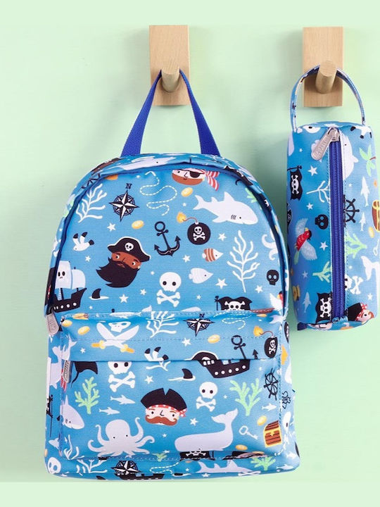 A Little Lovely Company Schulranzen Rucksack Kindergarten Hellblau 7Liter