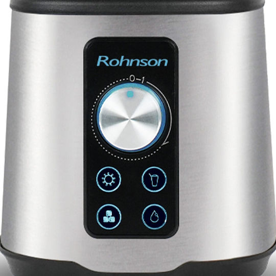 Блендер с Стъклена Кана 1,5 л 1500W Сребрист R-5343