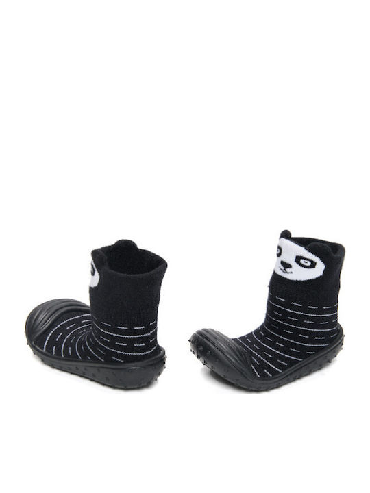 U-Grow Kindersocken Rutschfest Schwarze