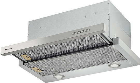 Turbo Plus Плъзгащ се аспиратор 60см Inox