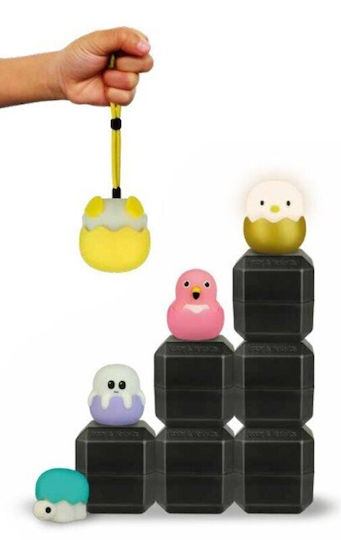 Mega Light Lumini LED Lampă decorativă pentru copii Atingere cu Schimbări de Culori Negru 5x4.5x4.5εκ.